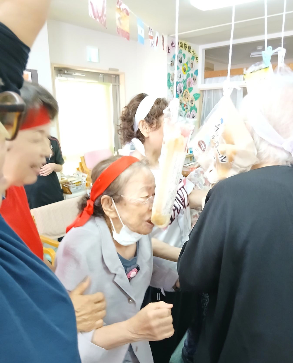 運動会を楽しむ様子